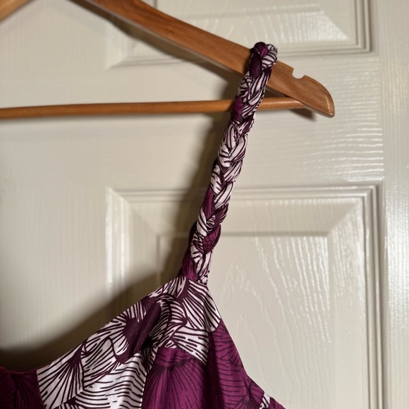 HUTCH by Anthropologie linny maxi dress in floral purple Size 8 - Picture 8 of 12